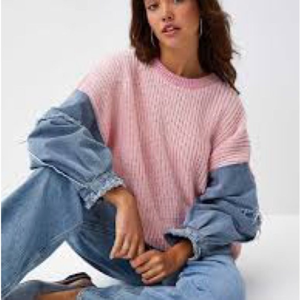 ✨NWOT✨ADORA Soft Pink Knit Sweater